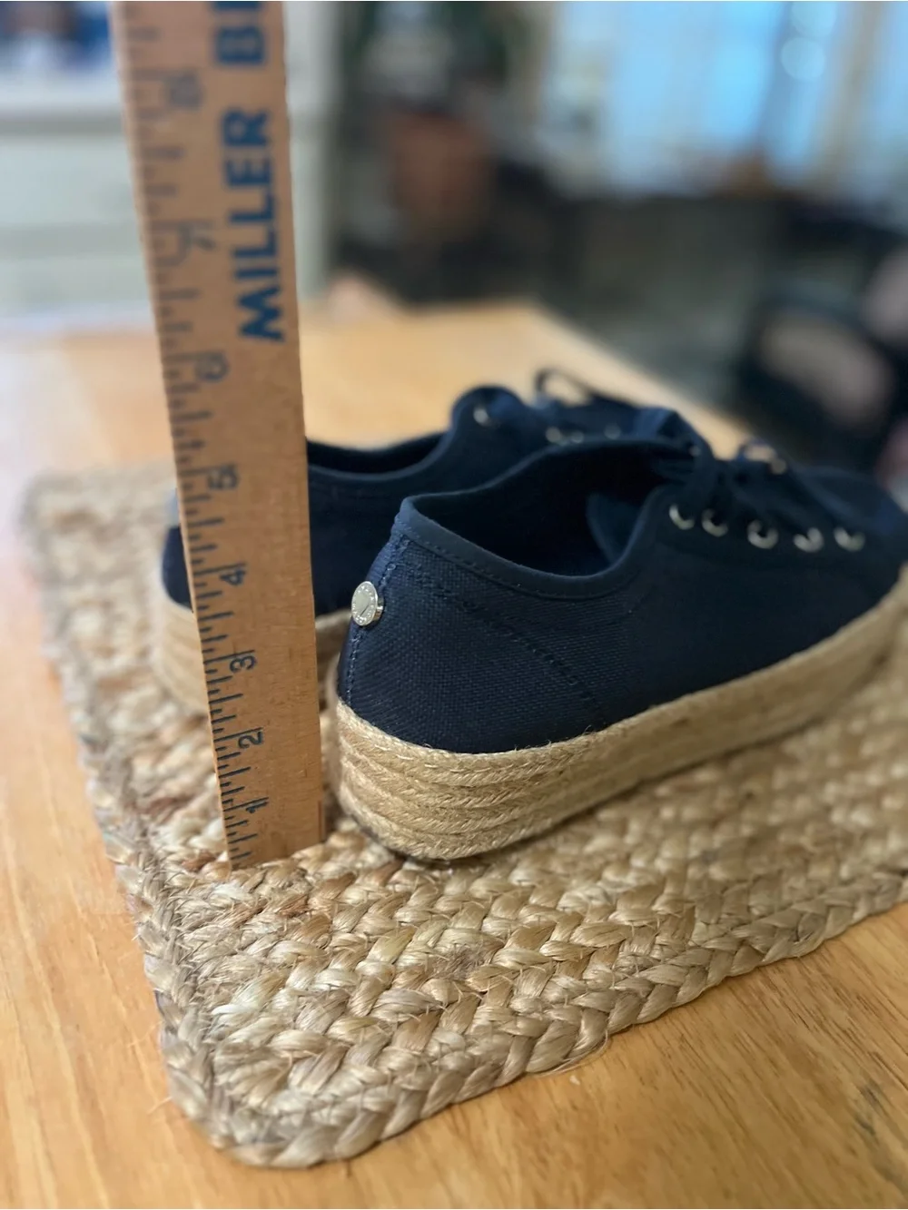 Steve Madden Navy Canvas Platform Espadrille Sneakers